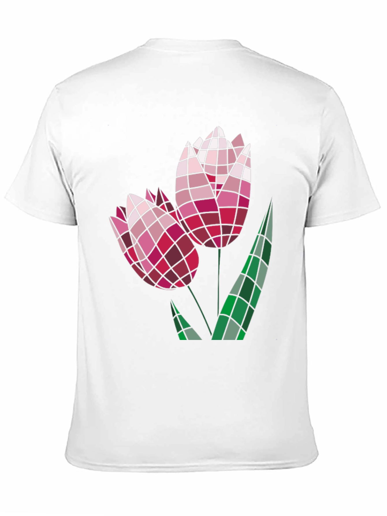 Geometric Floral Tee