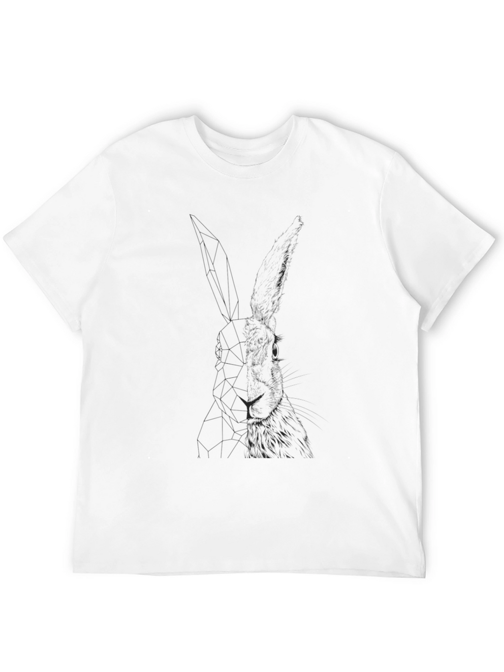 Mens Black Lion Graphic Tee