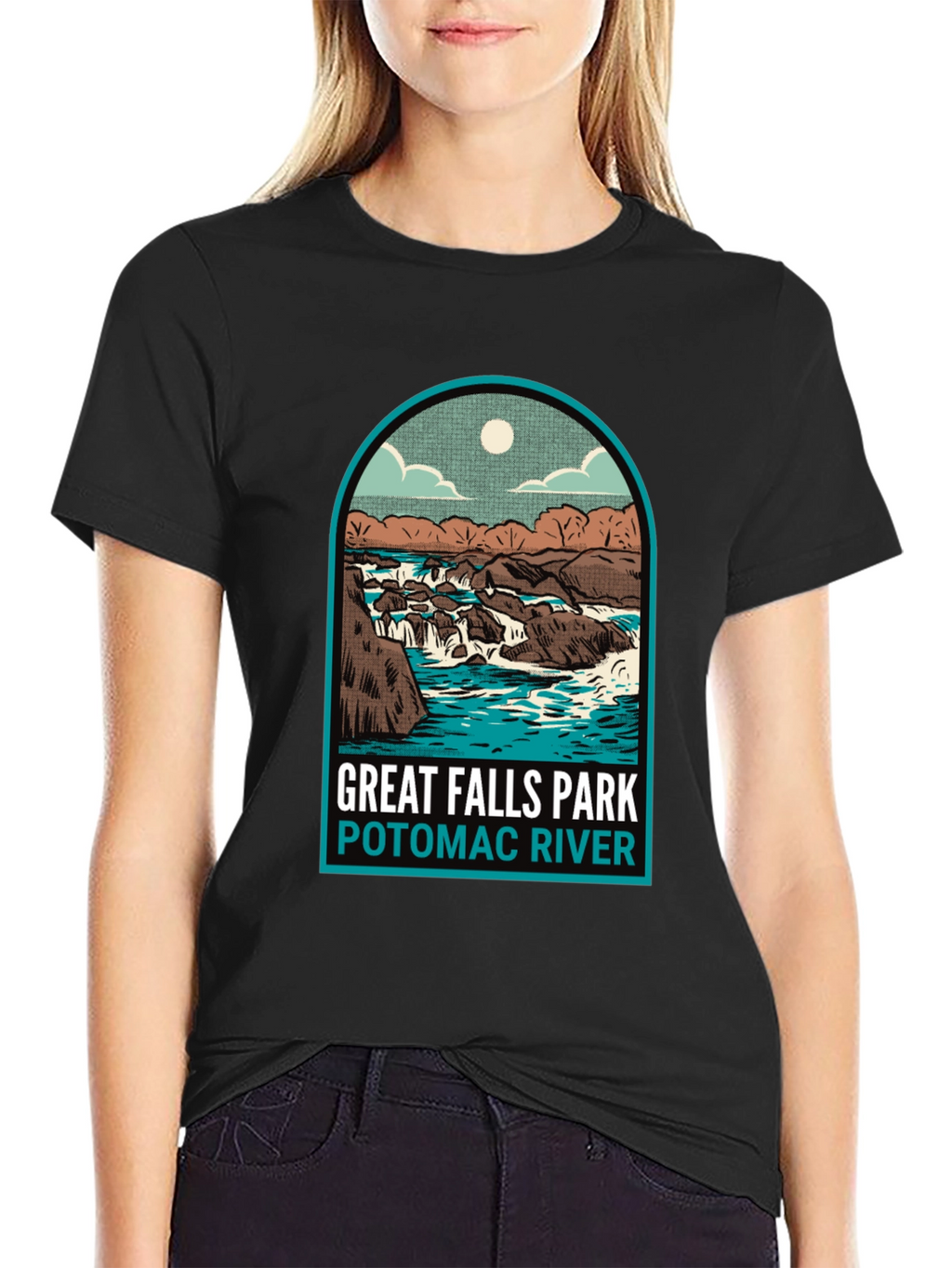 Great Falls Park Graphic Tee - Potomac River