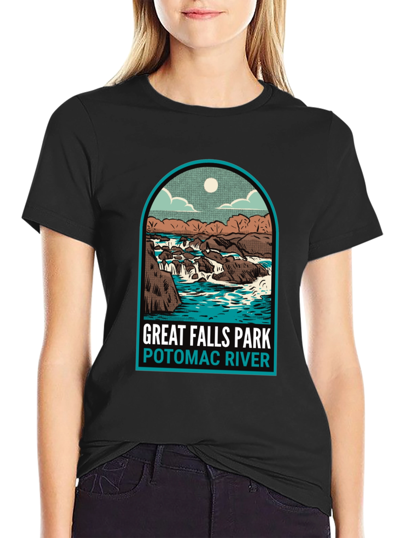 Great Falls Park Graphic Tee - Potomac River