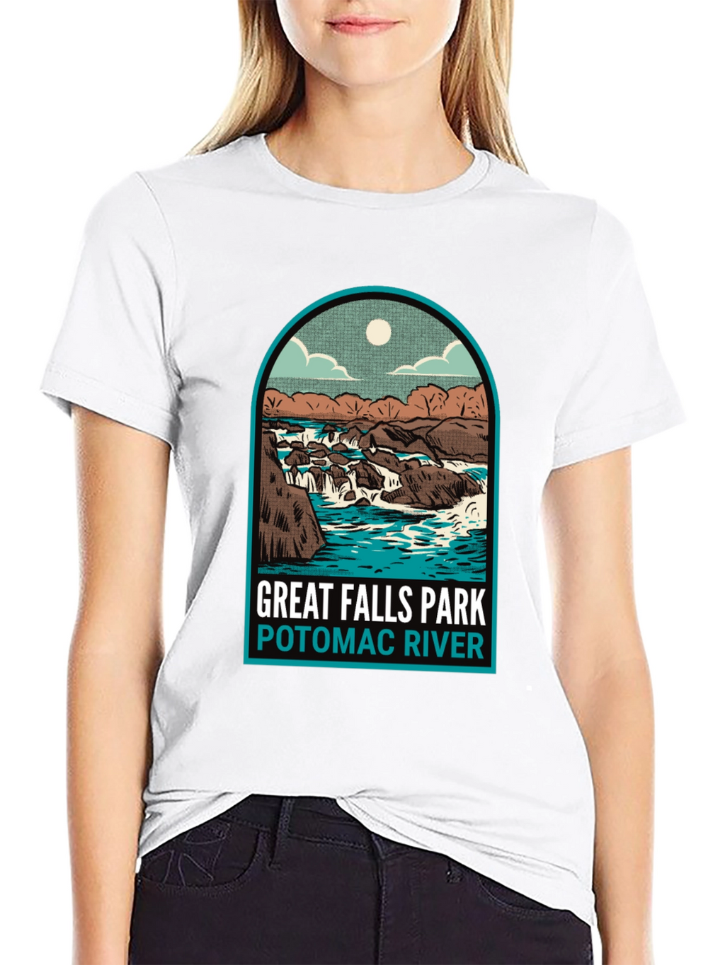 Great Falls Park Graphic Tee - Potomac River
