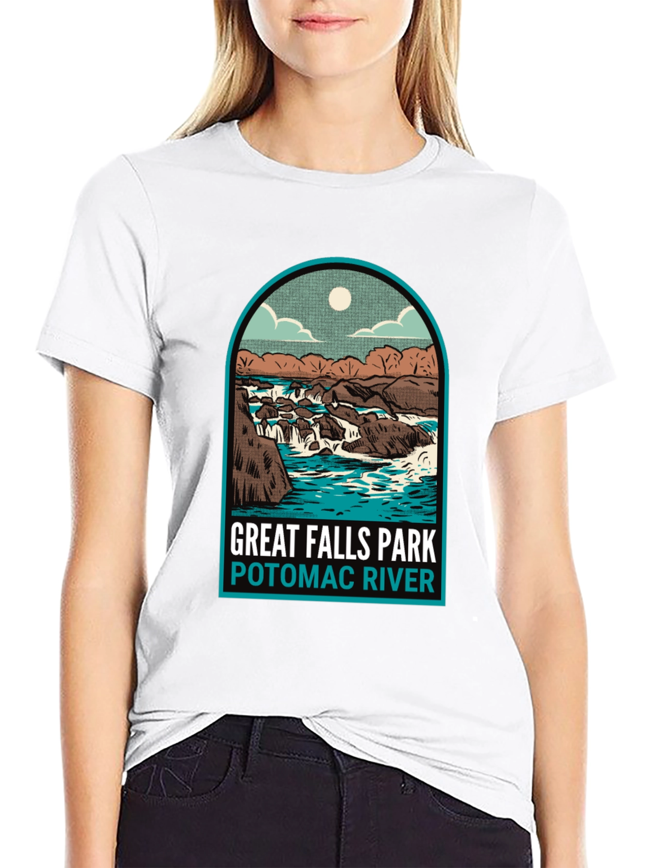 Great Falls Park Graphic Tee - Potomac River