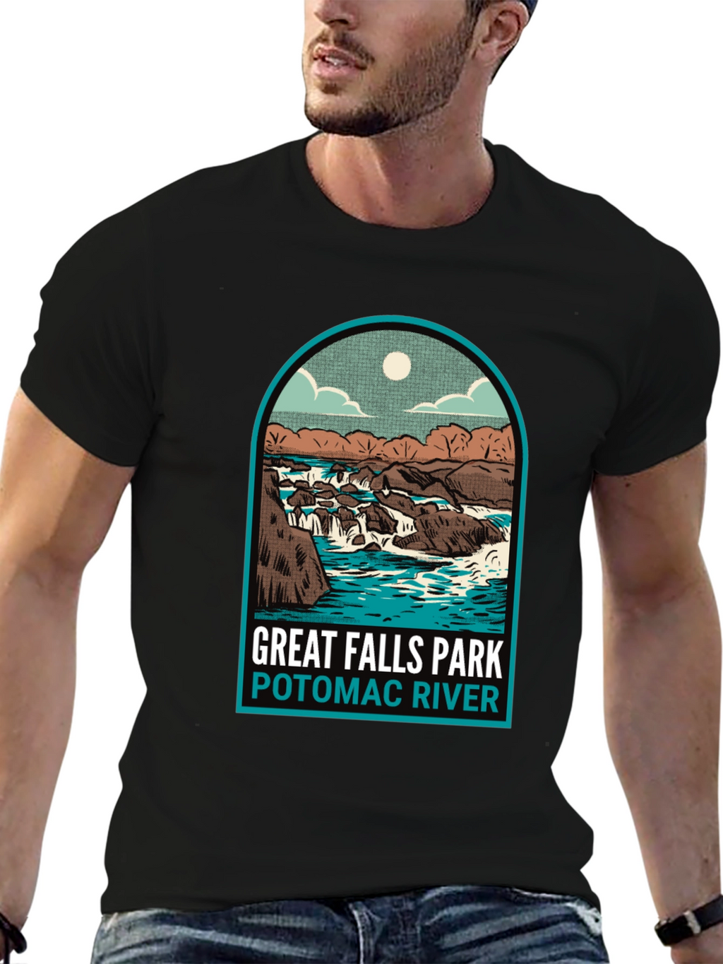 Great Falls Park Graphic Tee - Potomac River