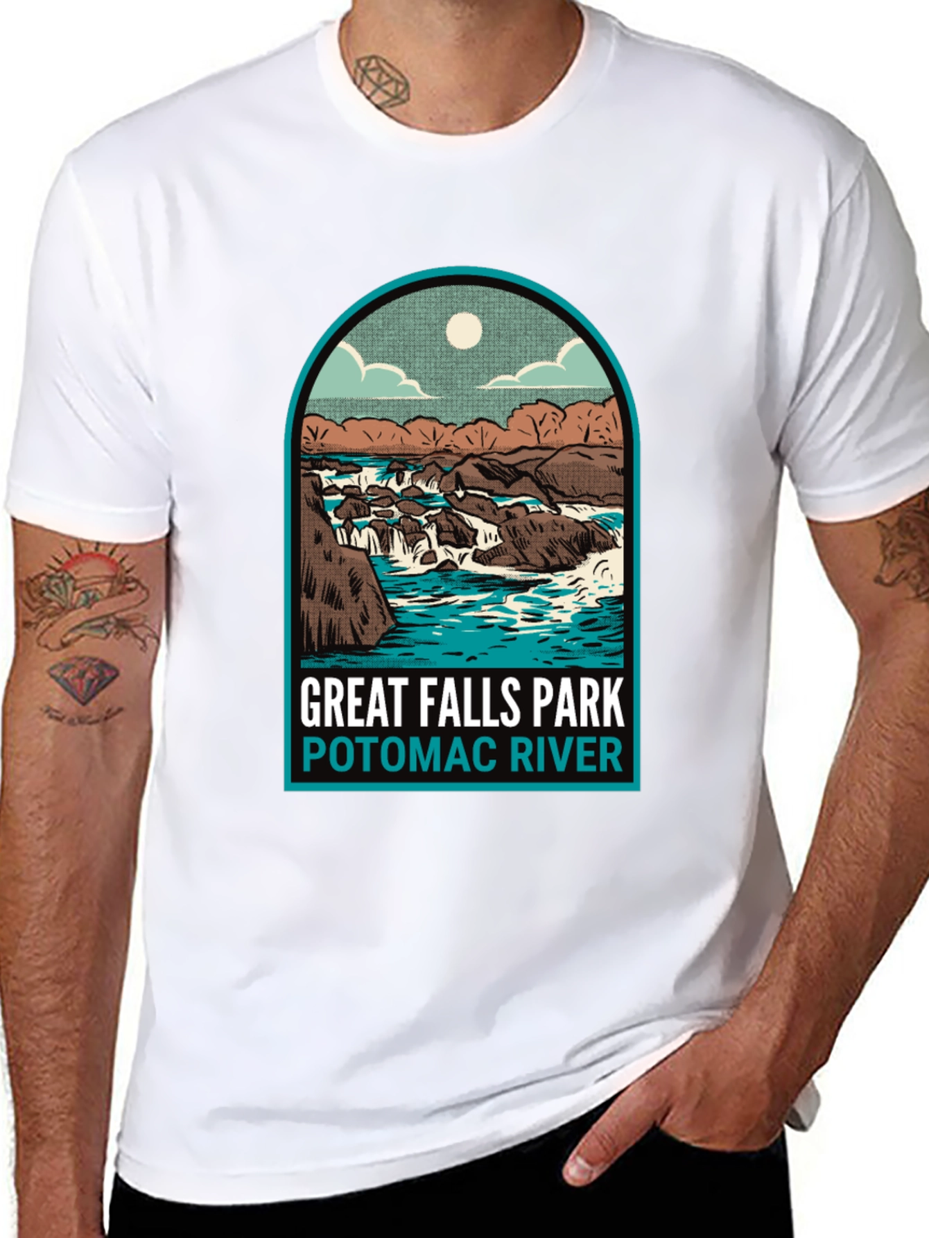 Great Falls Park Graphic Tee - Potomac River