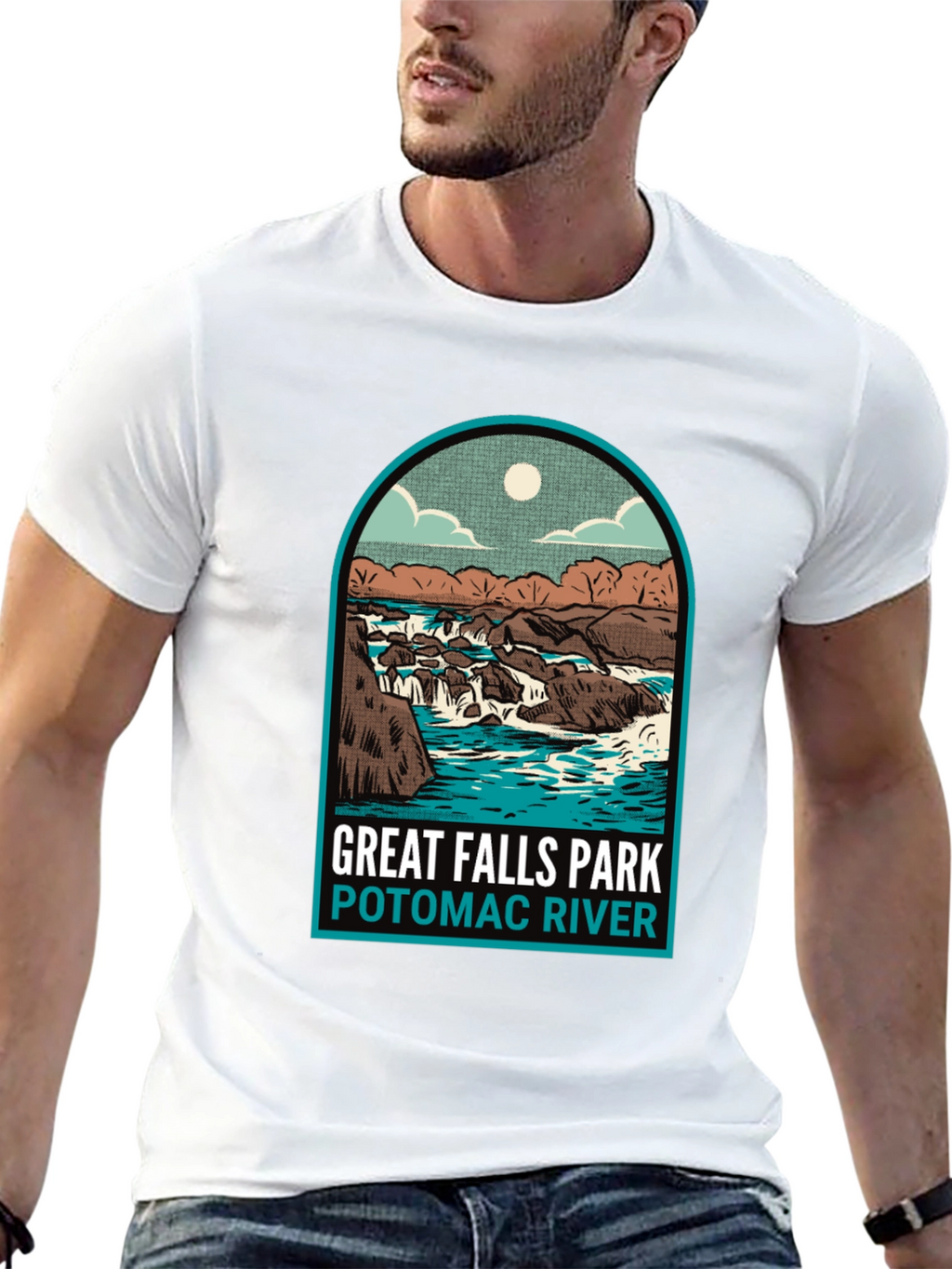 Great Falls Park Graphic Tee - Potomac River