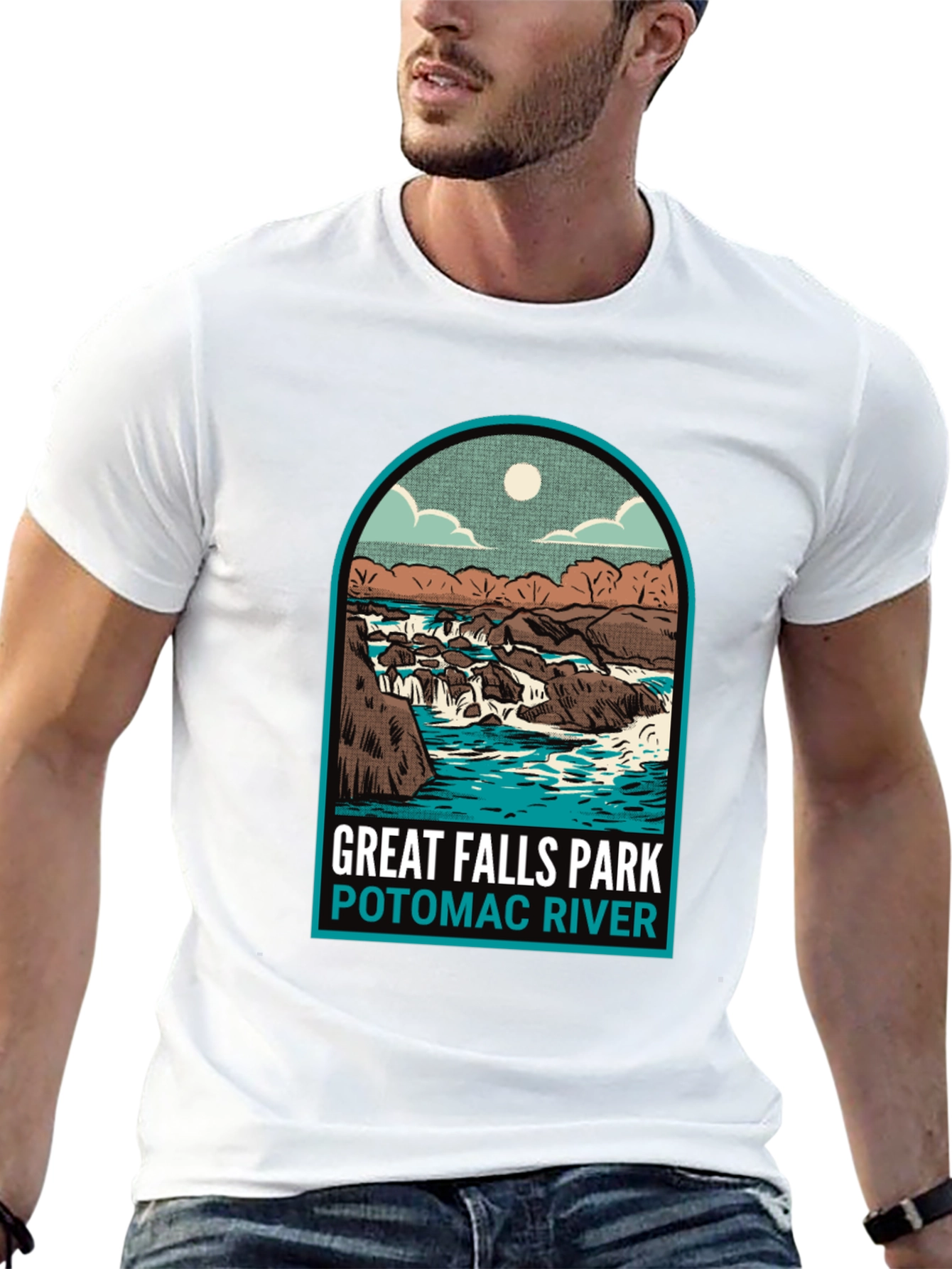 Great Falls Park Graphic Tee - Potomac River