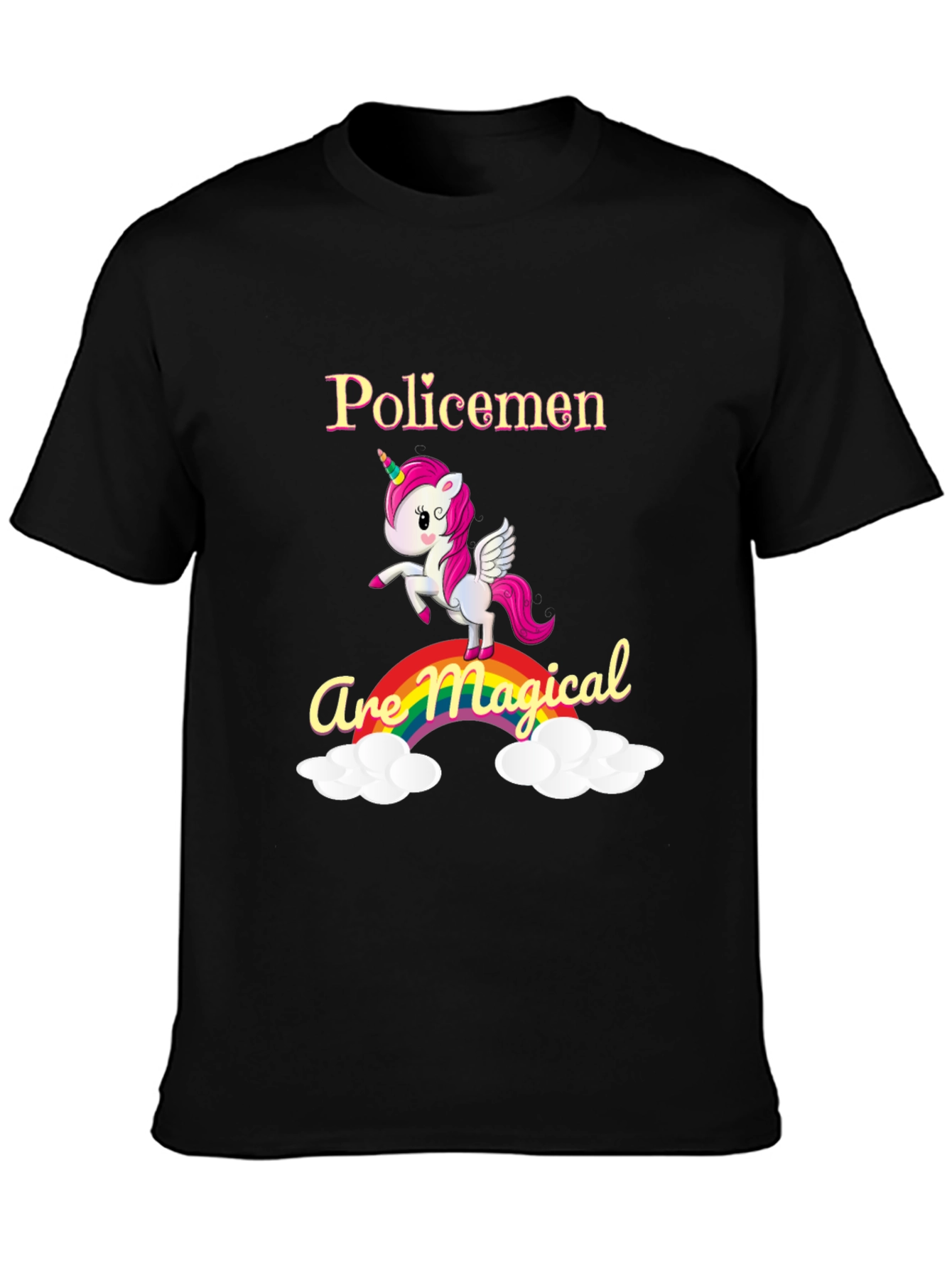 Policemen Are Magical Graphic T-Shirt