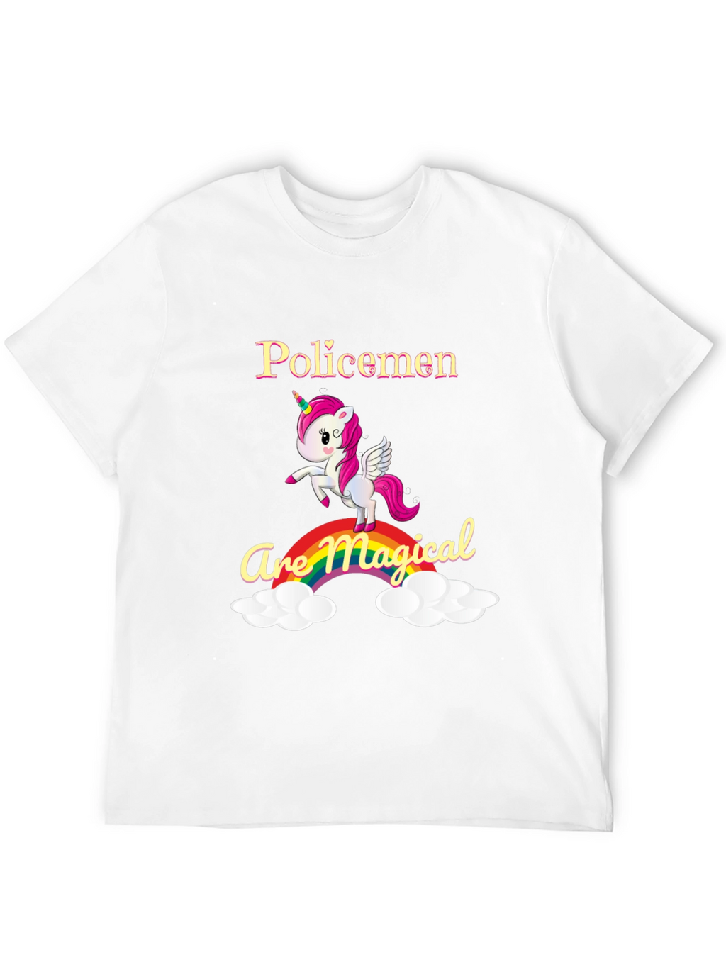 Policemen Are Magical Graphic T-Shirt