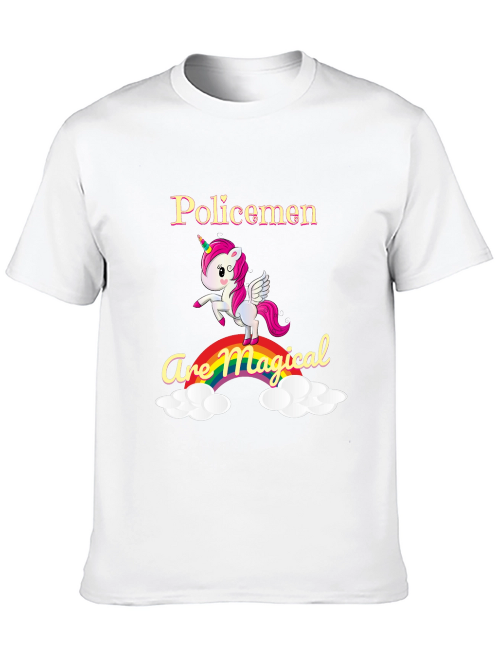 Policemen Are Magical Graphic T-Shirt