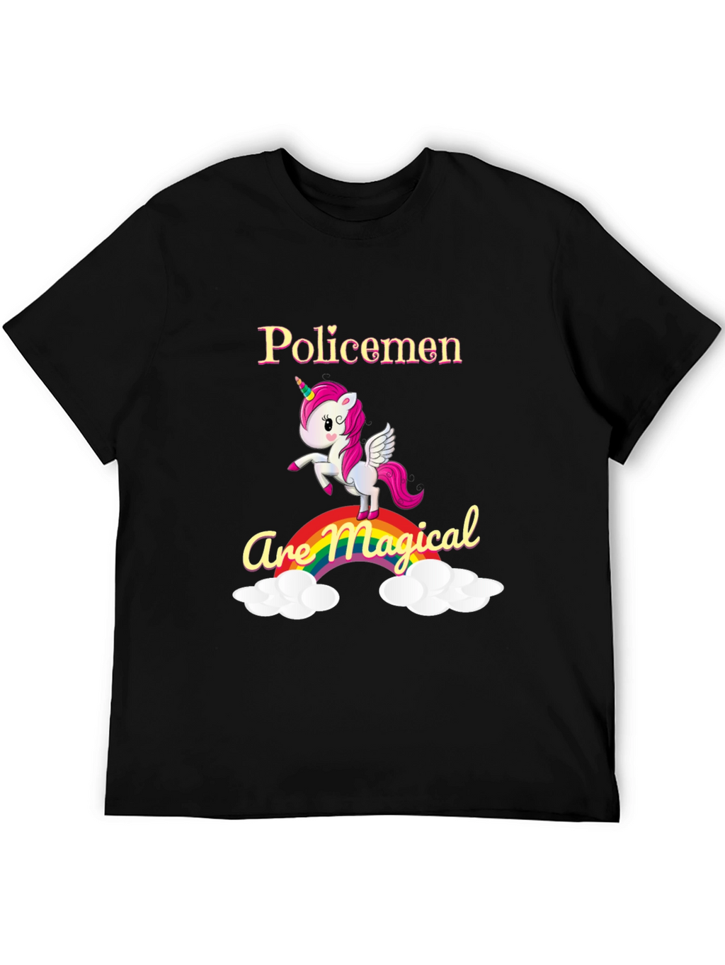 Policemen Are Magical Graphic T-Shirt