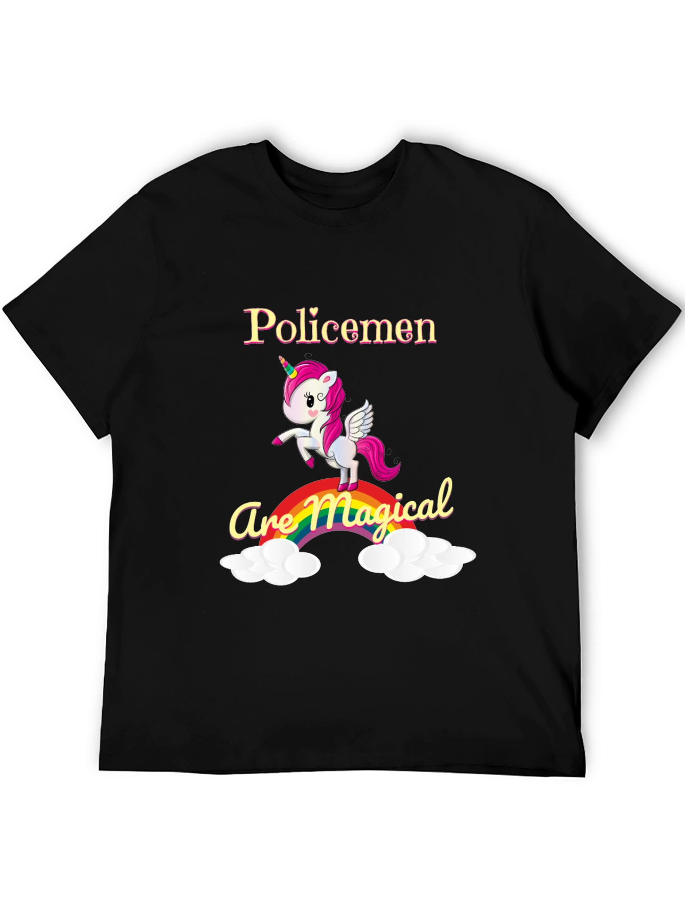 Policemen Are Magical Graphic T-Shirt