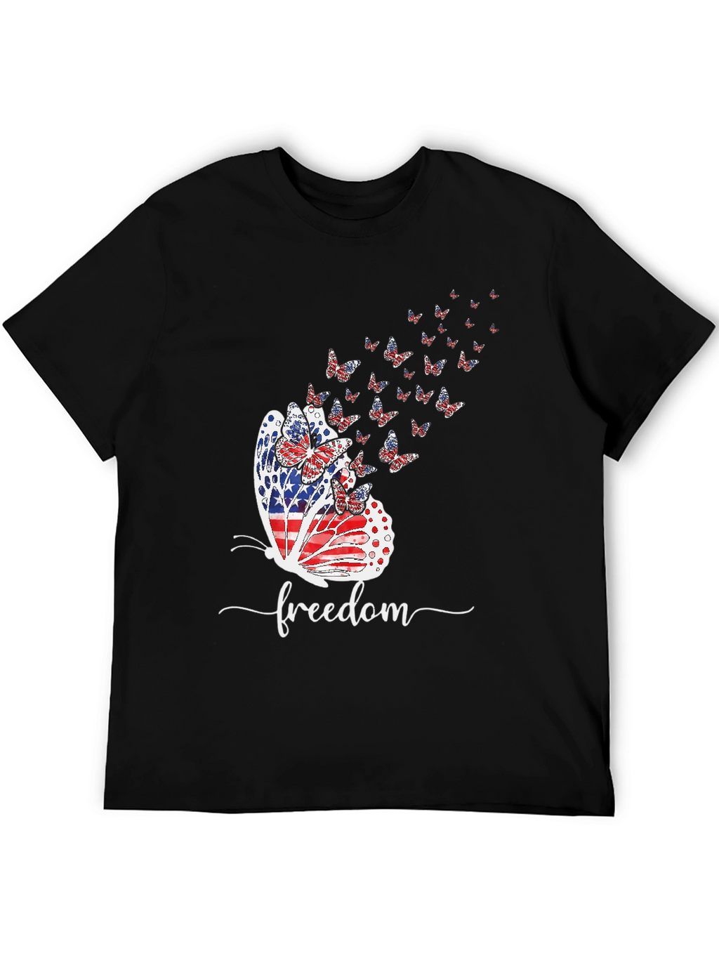 Patriotic Butterfly Freedom T-Shirt