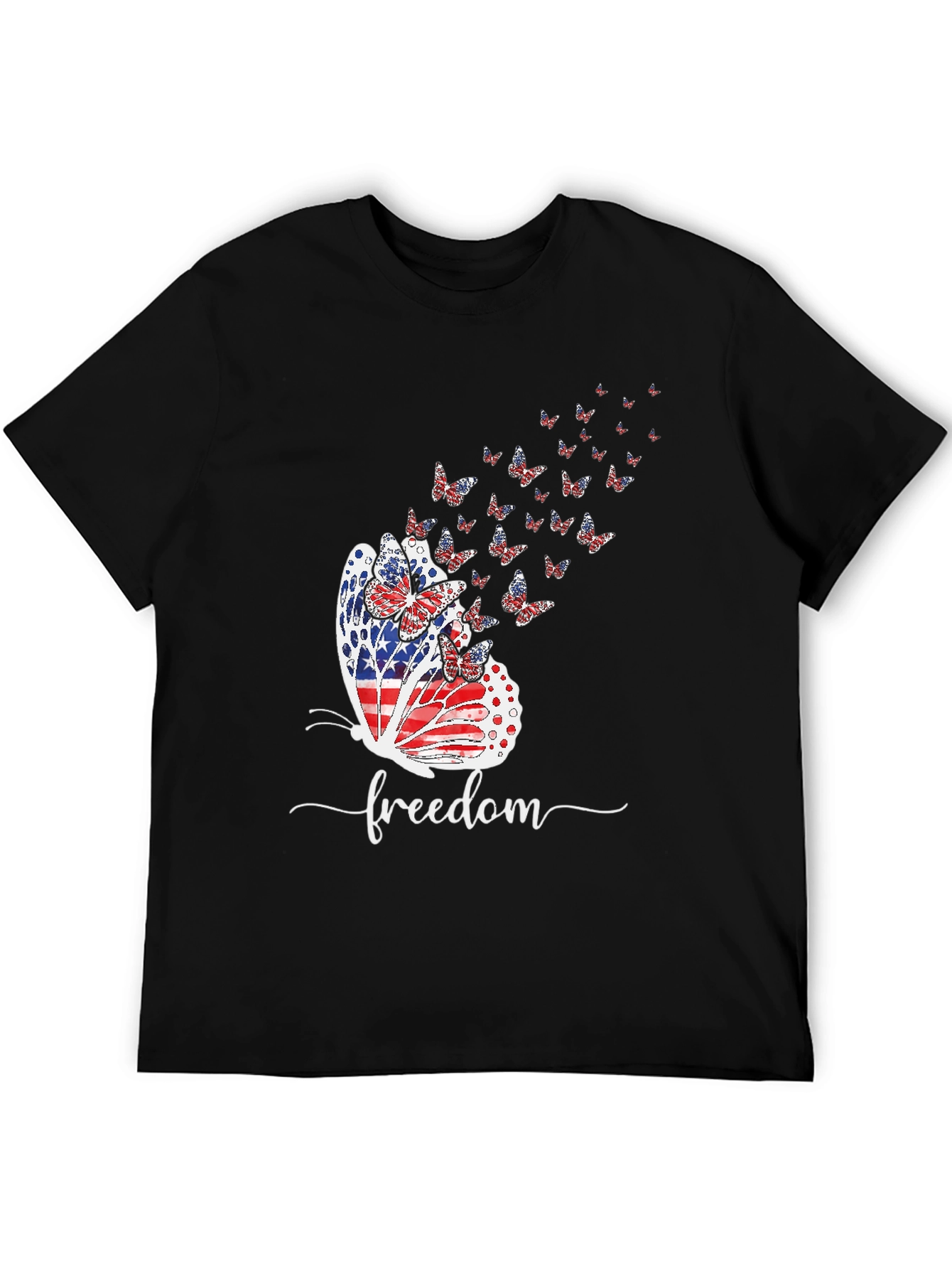 Patriotic Butterfly Freedom T-Shirt