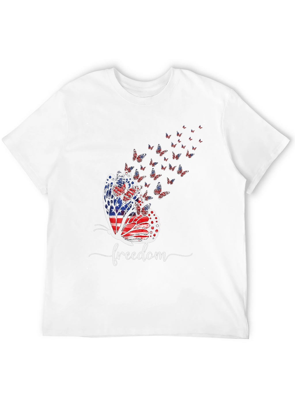 Patriotic Butterfly Freedom T-Shirt