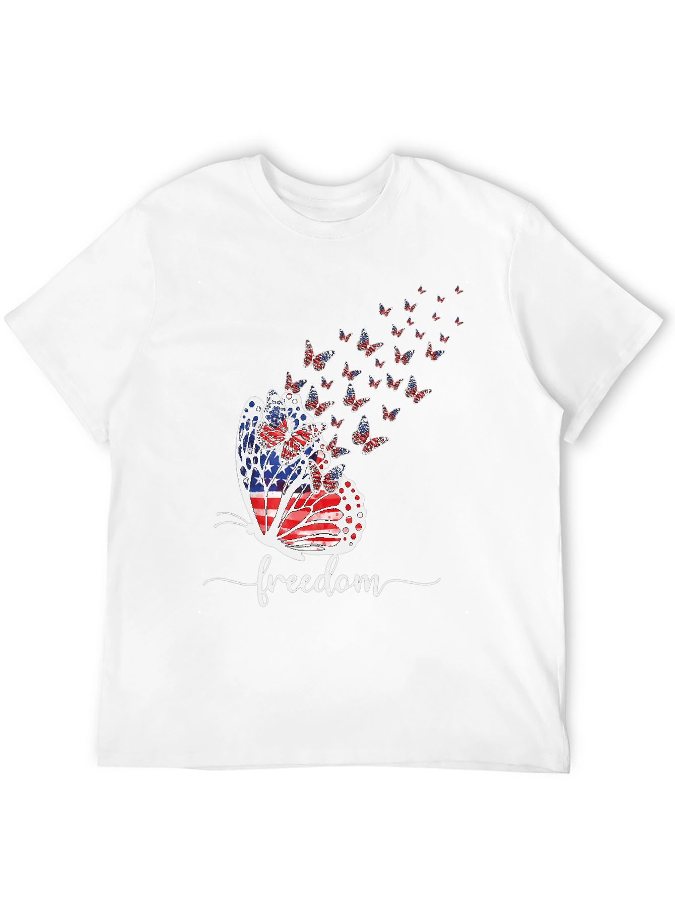 Patriotic Butterfly Freedom T-Shirt