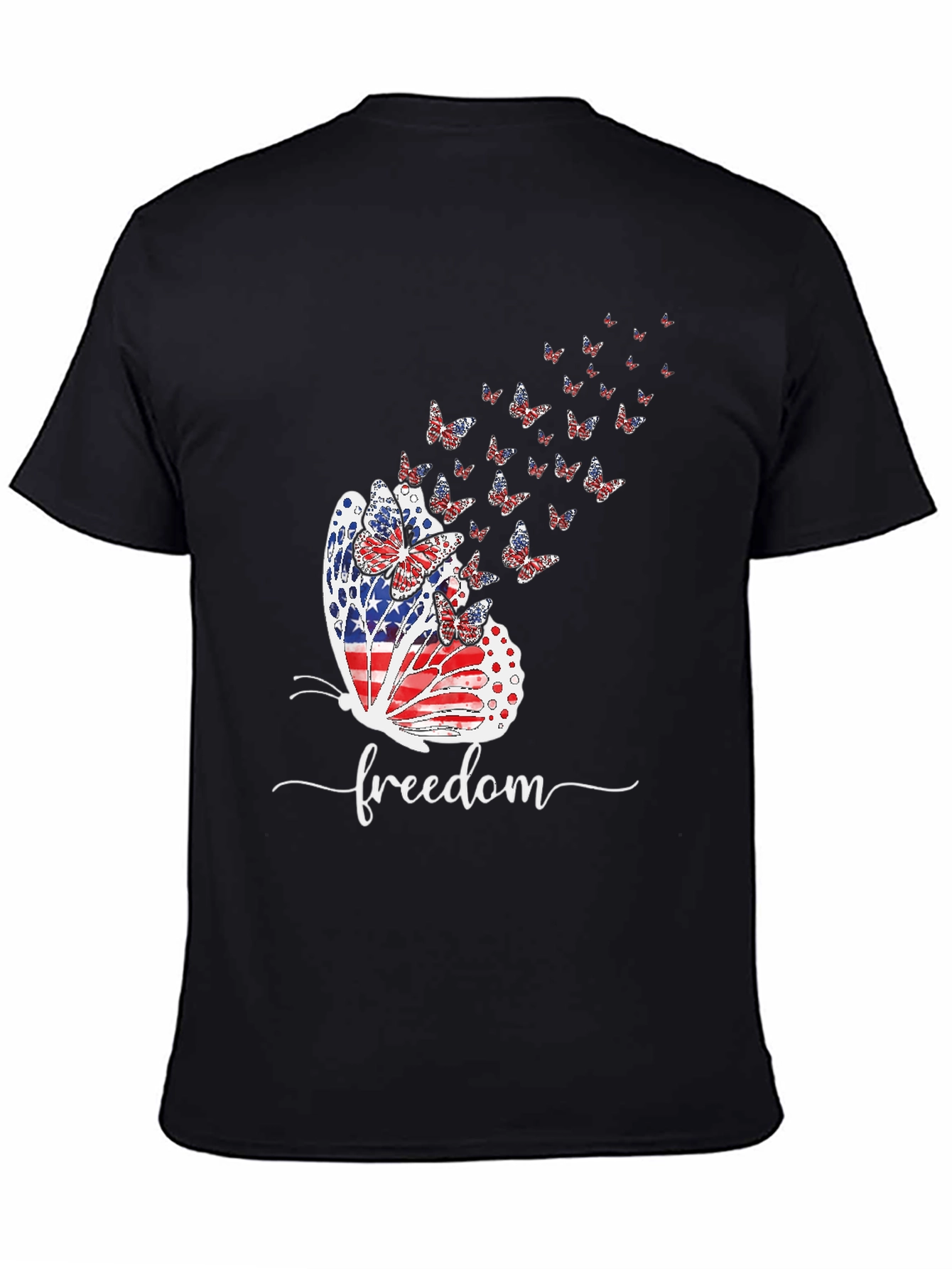 Patriotic Butterfly Freedom T-Shirt