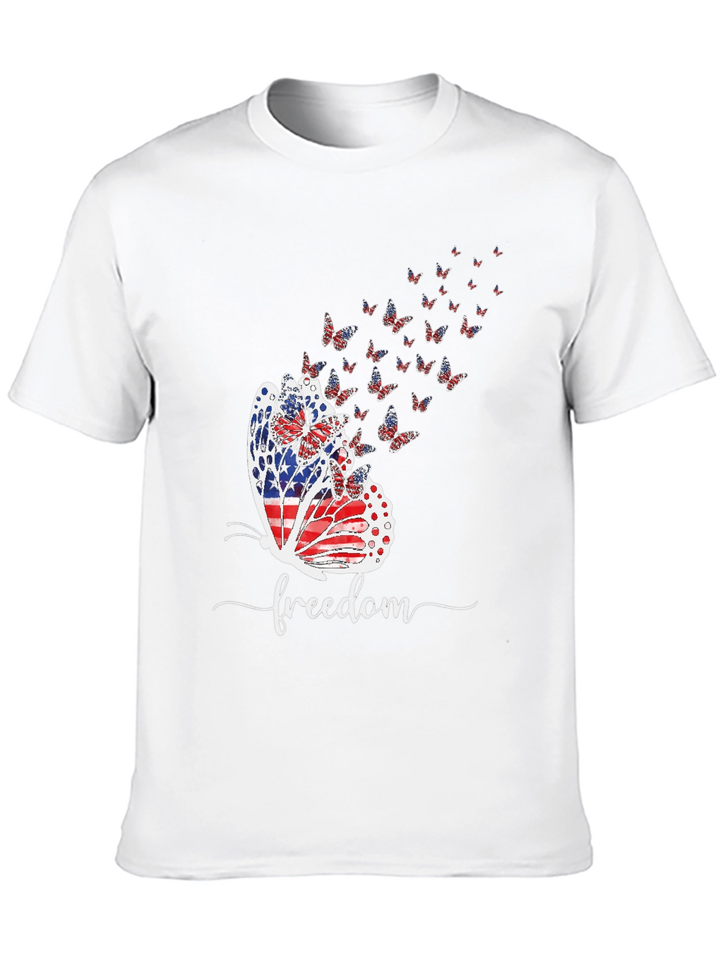 Patriotic Butterfly Freedom T-Shirt
