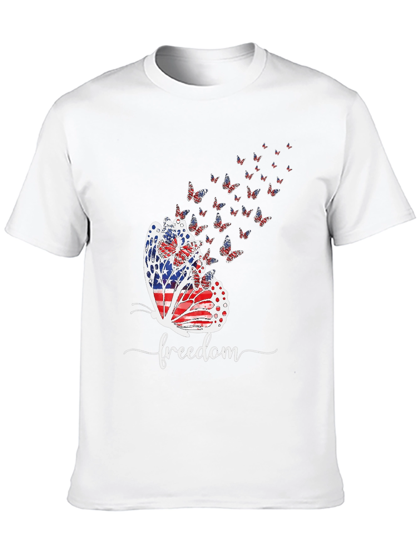Patriotic Butterfly Freedom T-Shirt