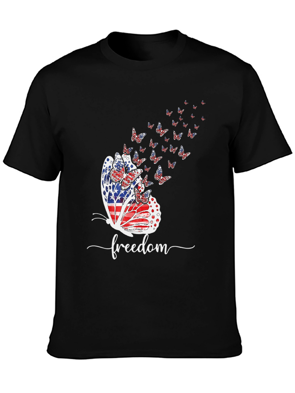 Patriotic Butterfly Freedom T-Shirt
