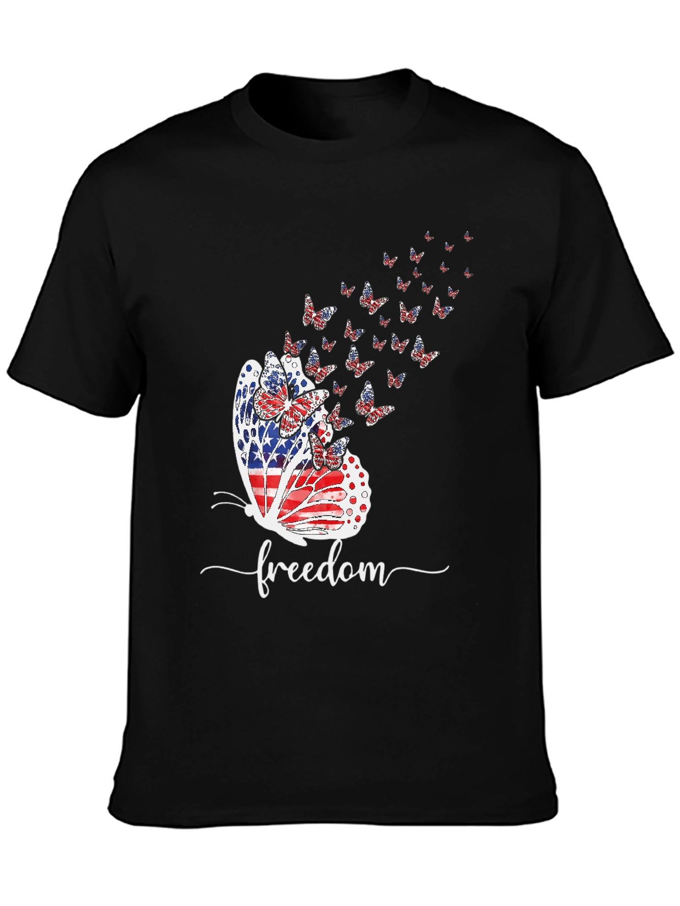 Patriotic Butterfly Freedom T-Shirt