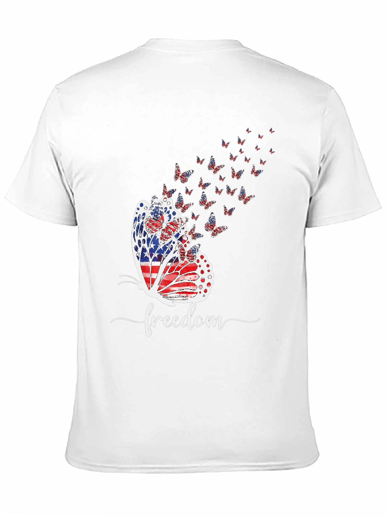Patriotic Butterfly Freedom T-Shirt