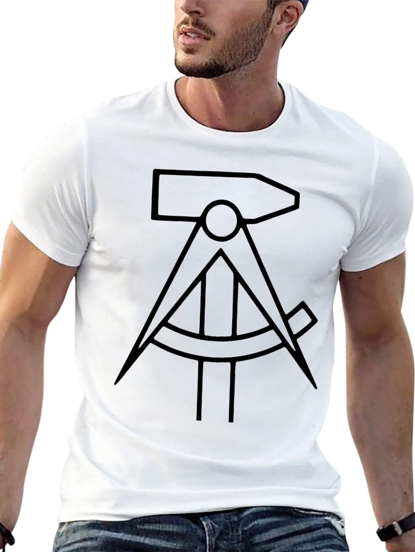 Hammer & Compass Black T-Shirt