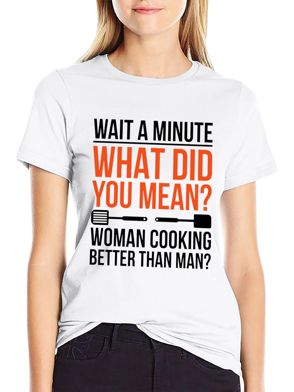 Wait a Minute Funny Cooking T-Shirt