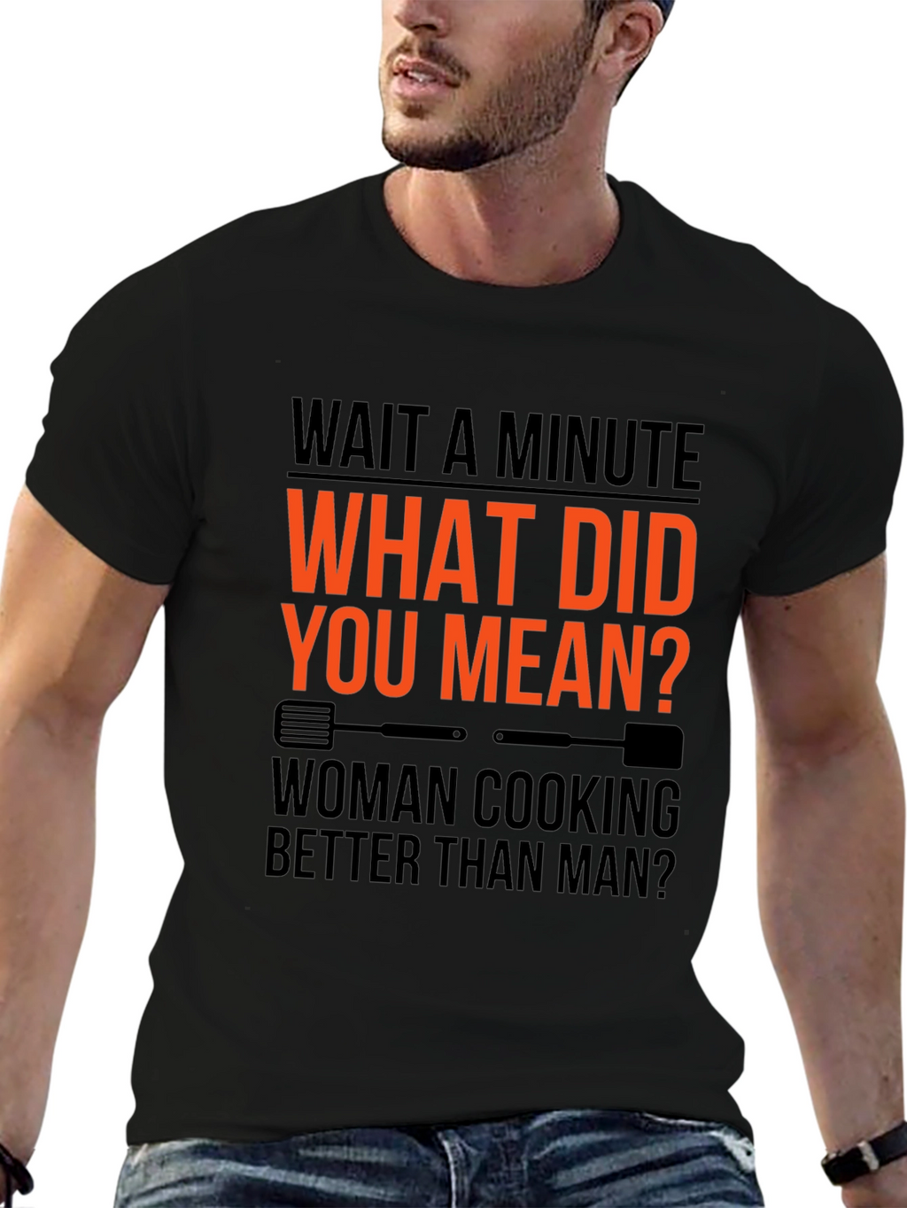 Wait a Minute Funny Cooking T-Shirt