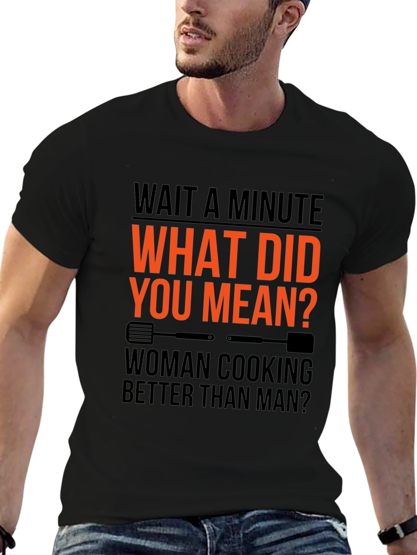 Wait a Minute Funny Cooking T-Shirt