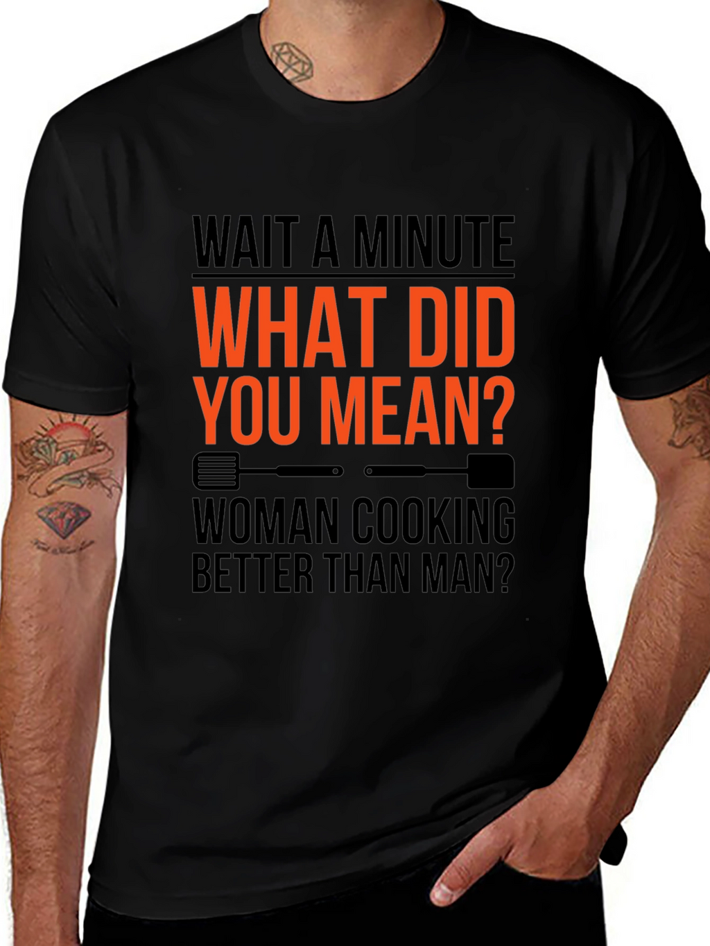 Wait a Minute Funny Cooking T-Shirt