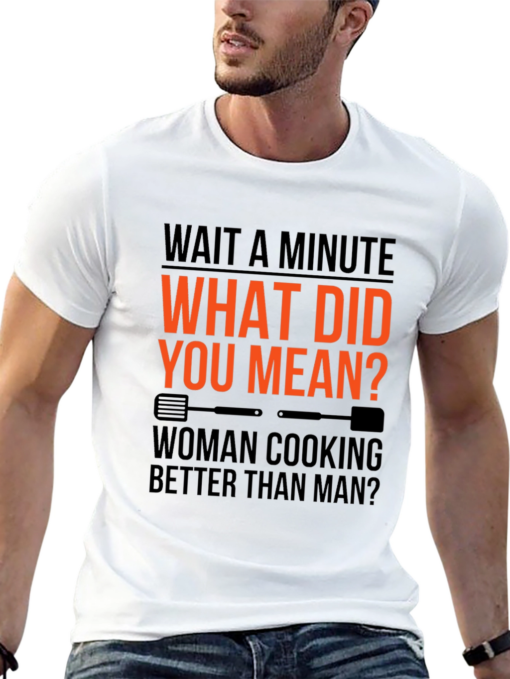 Wait a Minute Funny Cooking T-Shirt