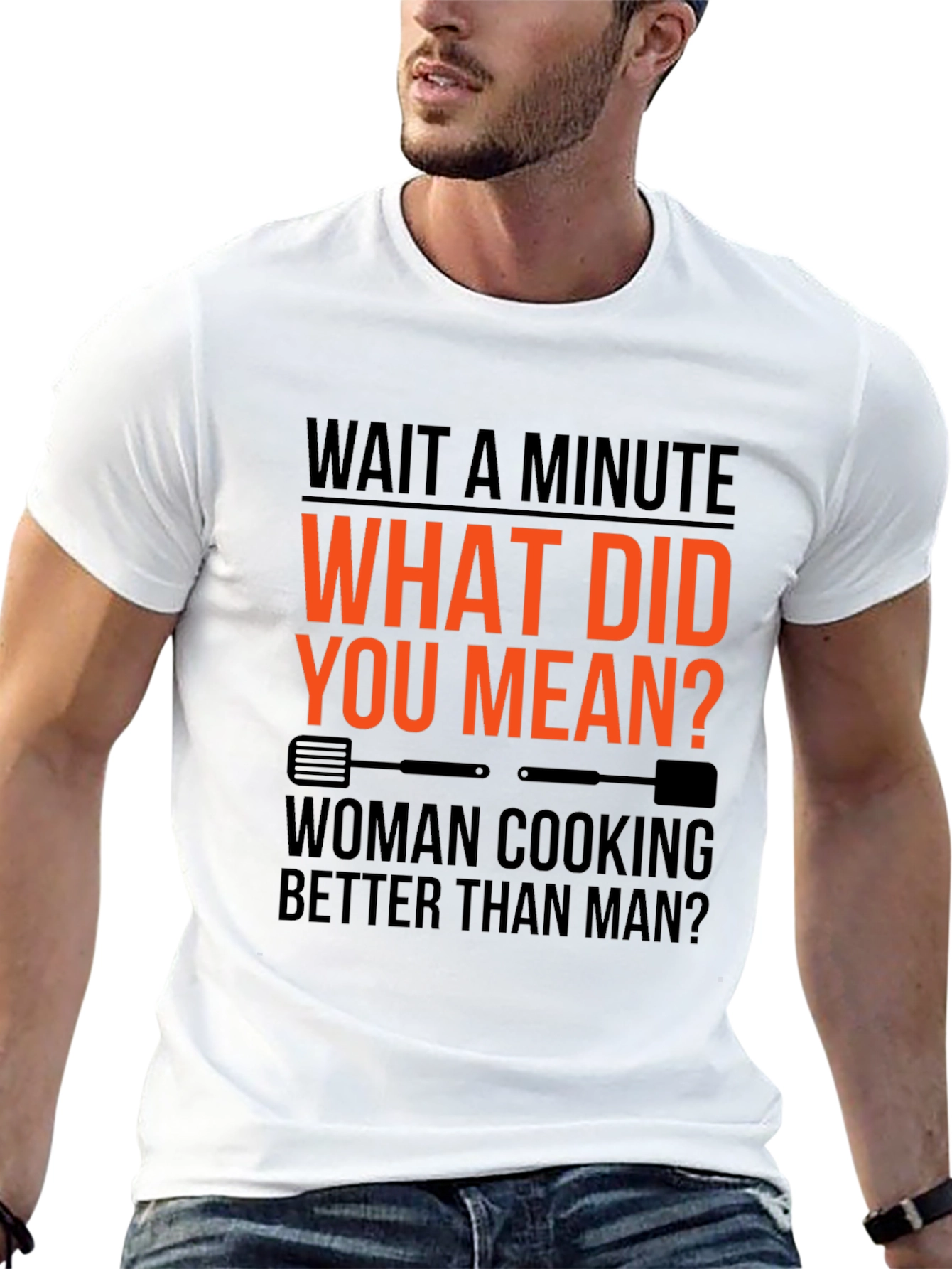 Wait a Minute Funny Cooking T-Shirt