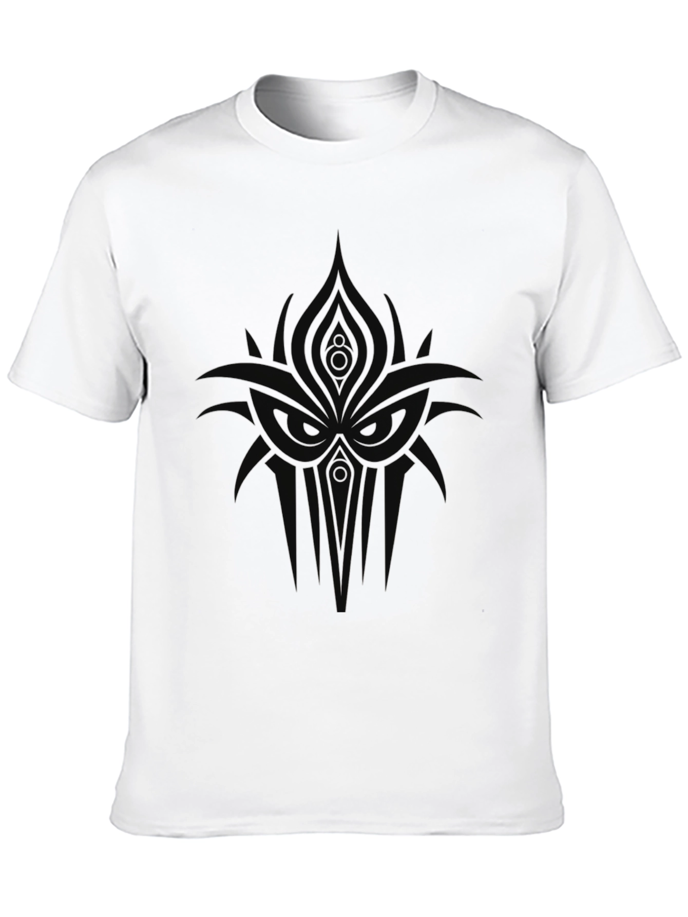 Abstract Graphic Print Black T-Shirt for Men