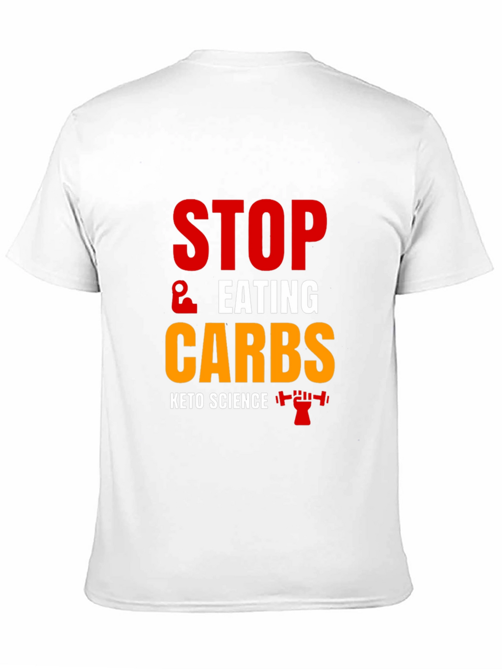 Keto Science Stop Eating Carbs Black T-Shirt