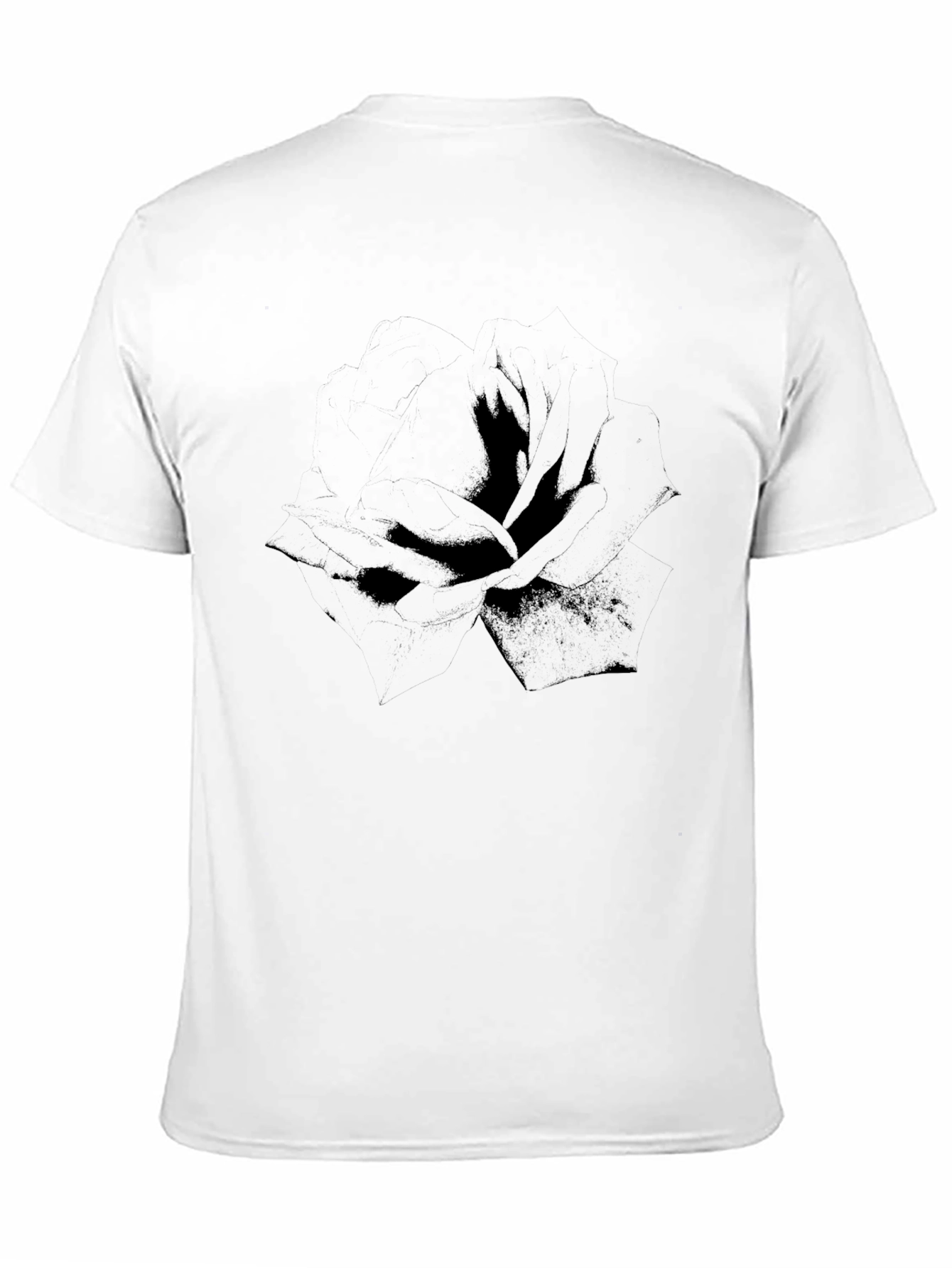 Mens Black Graphic Print T-Shirt