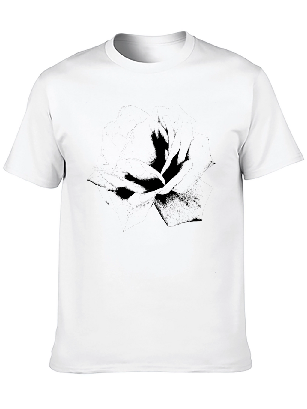 Mens Black Graphic Print T-Shirt