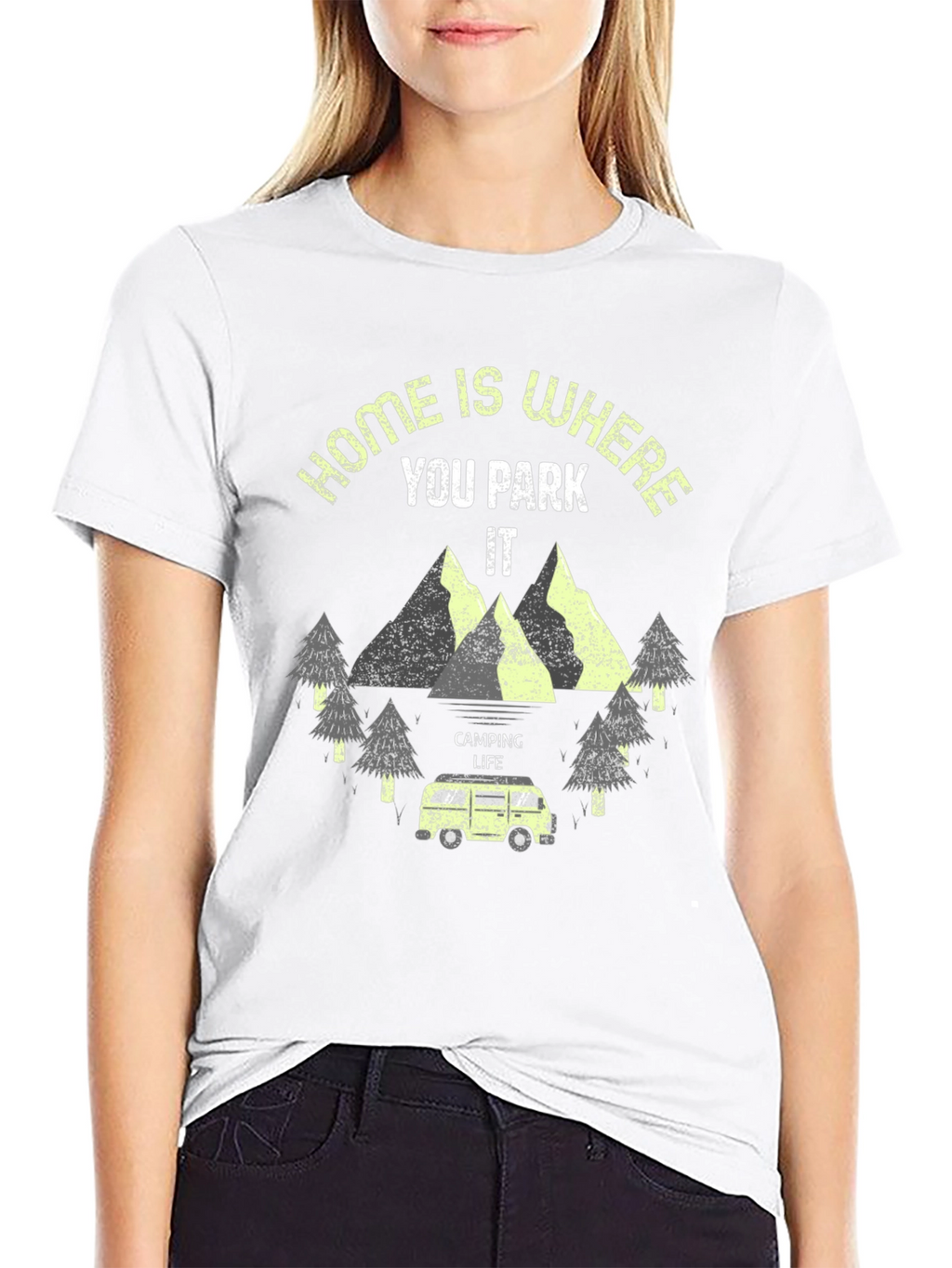 Home Is Where You Park It Camping T-Shirt