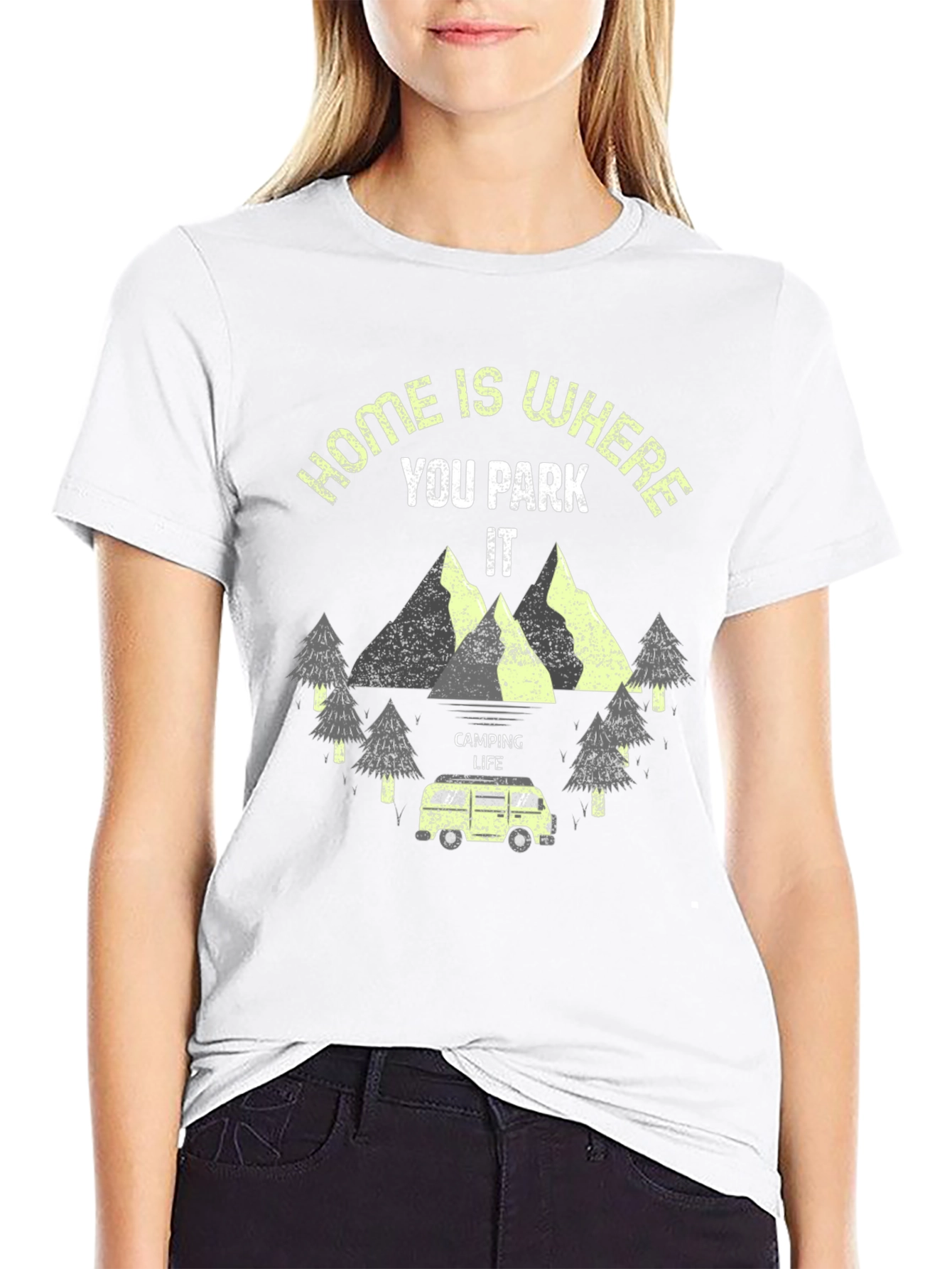 Home Is Where You Park It Camping T-Shirt