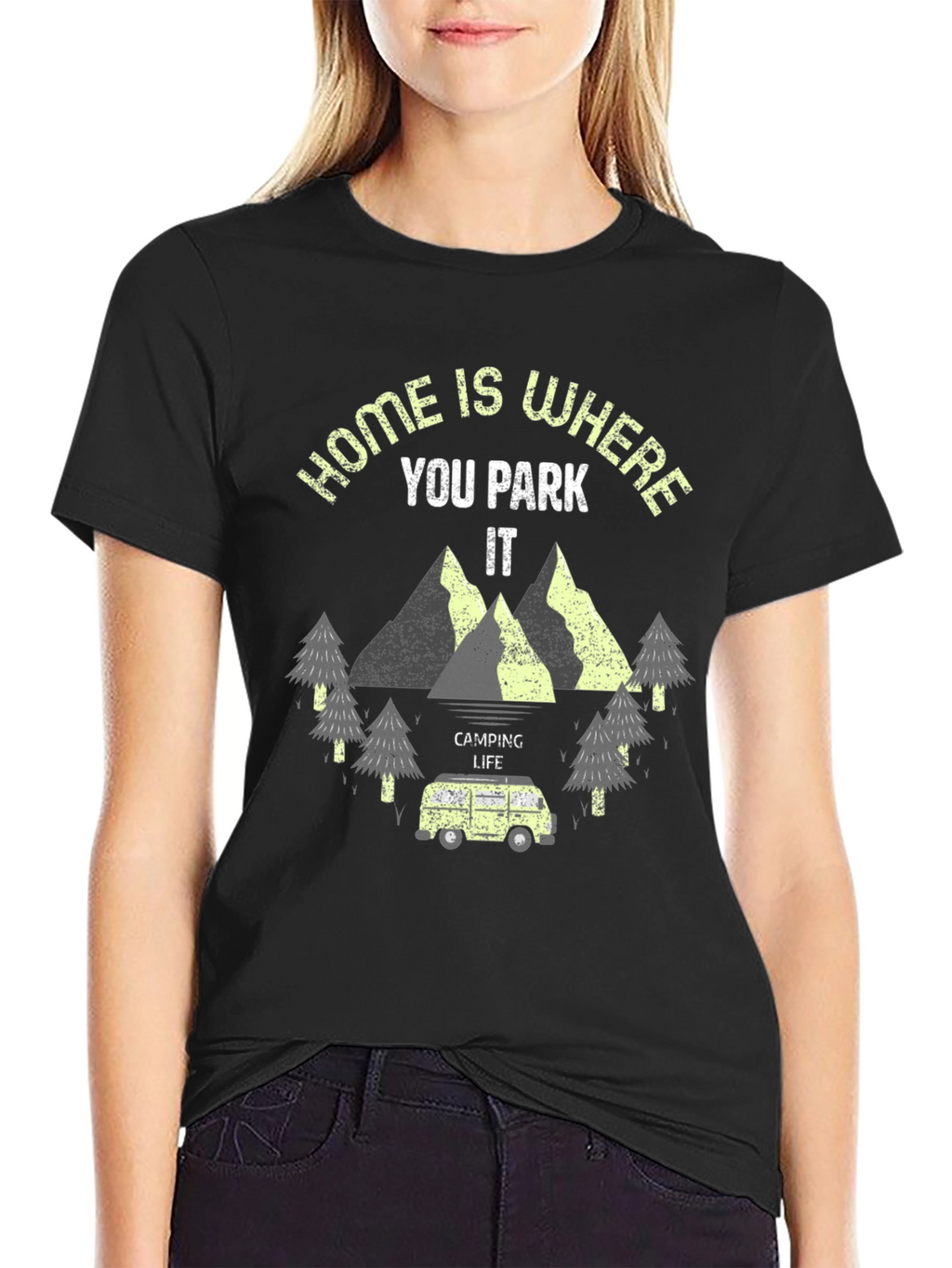 Home Is Where You Park It Camping T-Shirt