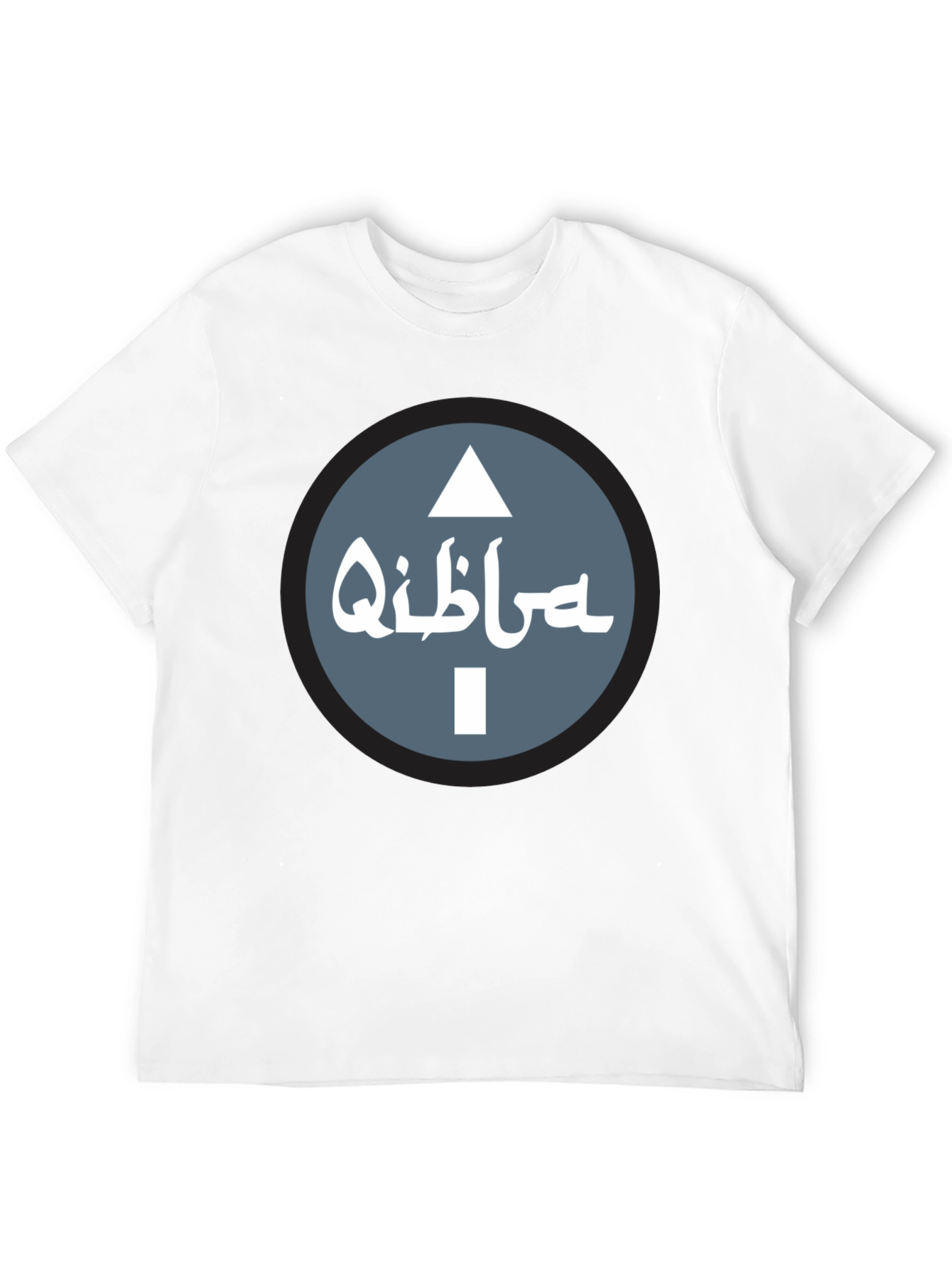 Qibla Direction T-Shirt - Stylish Islamic Design