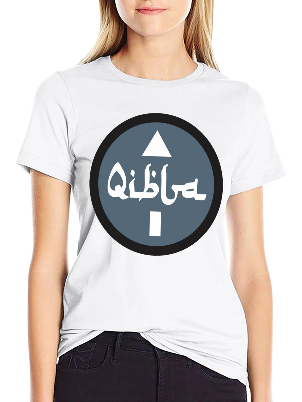 Qibla Direction T-Shirt - Stylish Islamic Design