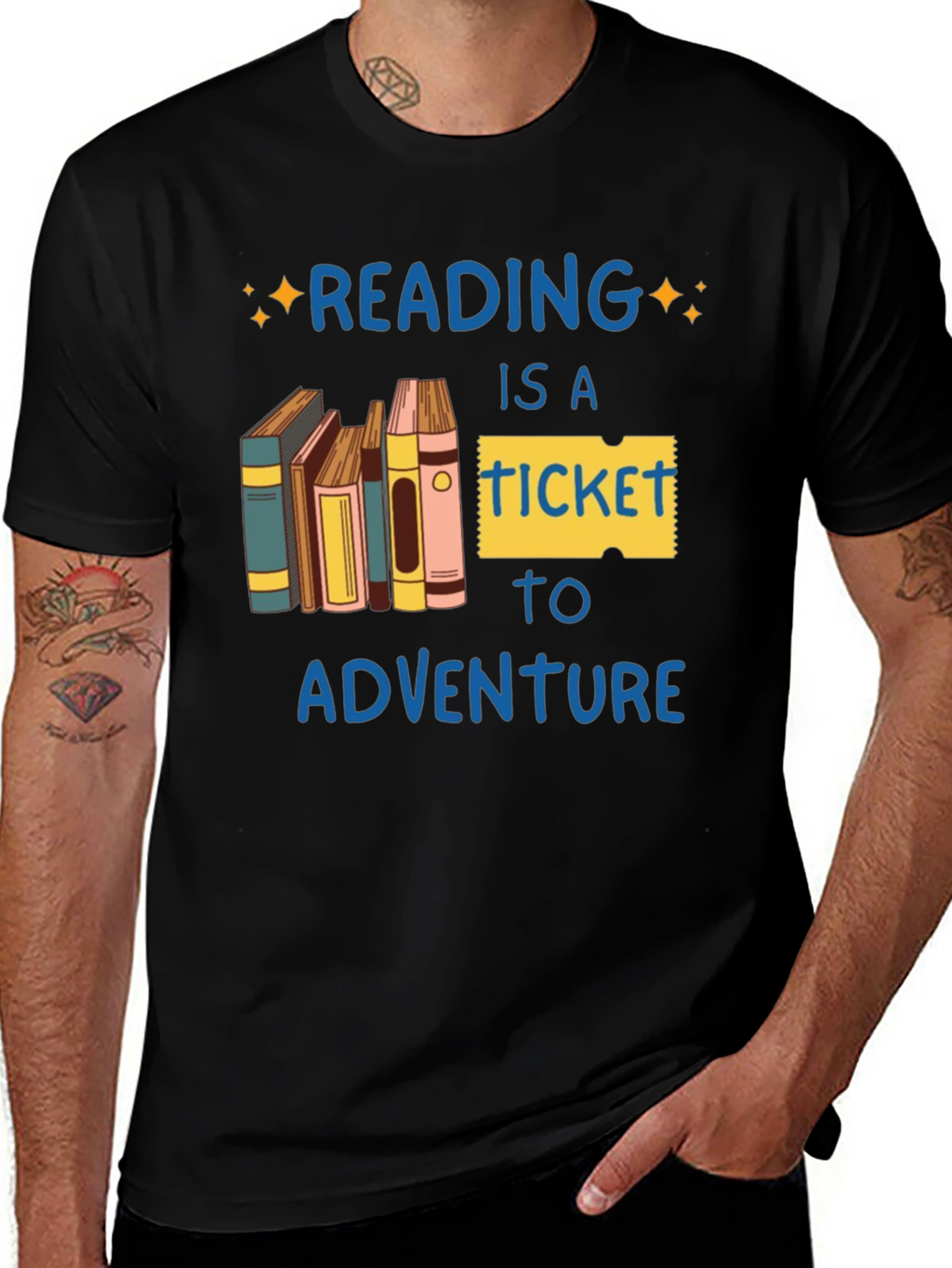 Reading Adventure T-Shirt - Book Lover Tee