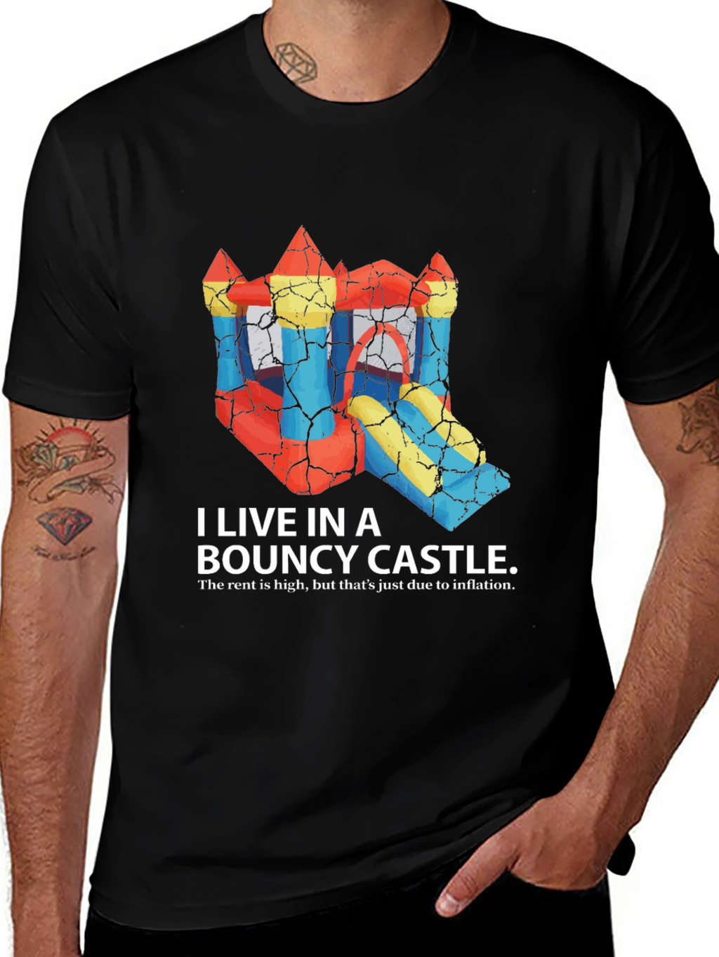 Bouncy Castle T-Shirt - Funny Inflation Tee