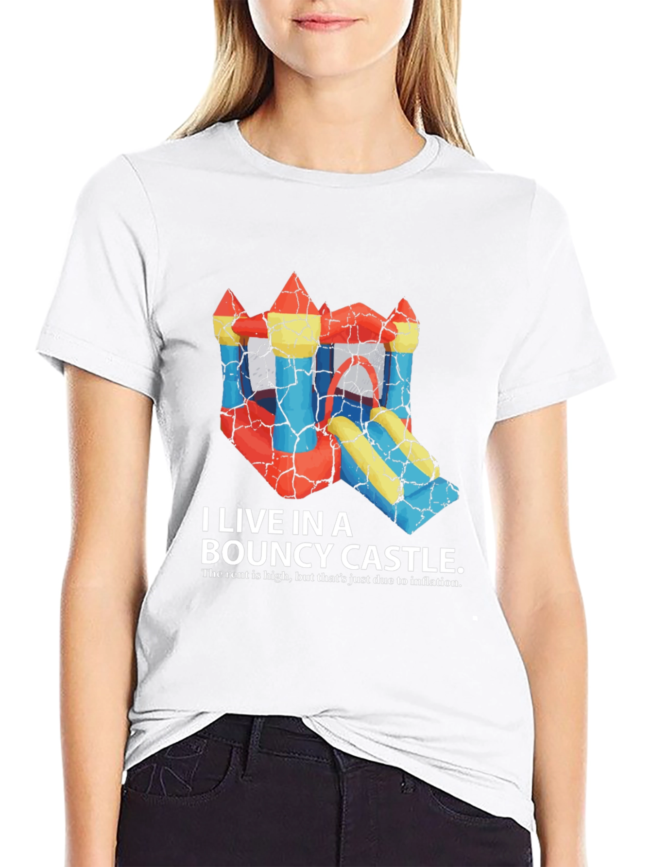 Bouncy Castle T-Shirt - Funny Inflation Tee