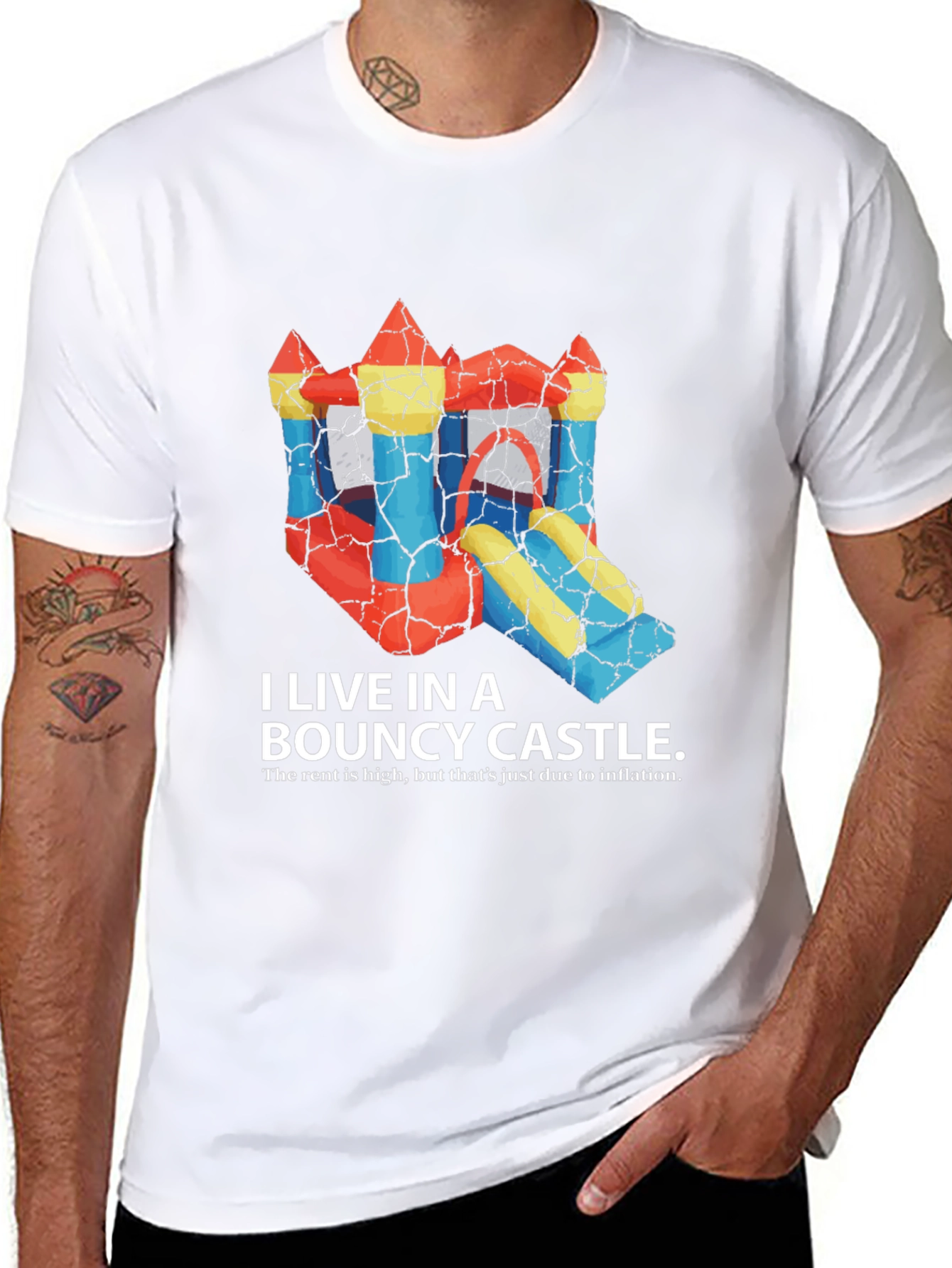 Bouncy Castle T-Shirt - Funny Inflation Tee