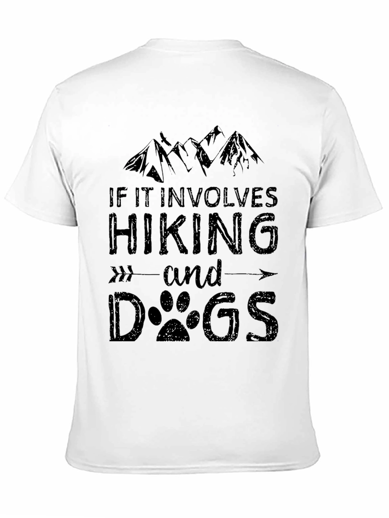 Hiking and Dogs Graphic Tee - Adventure Ready!