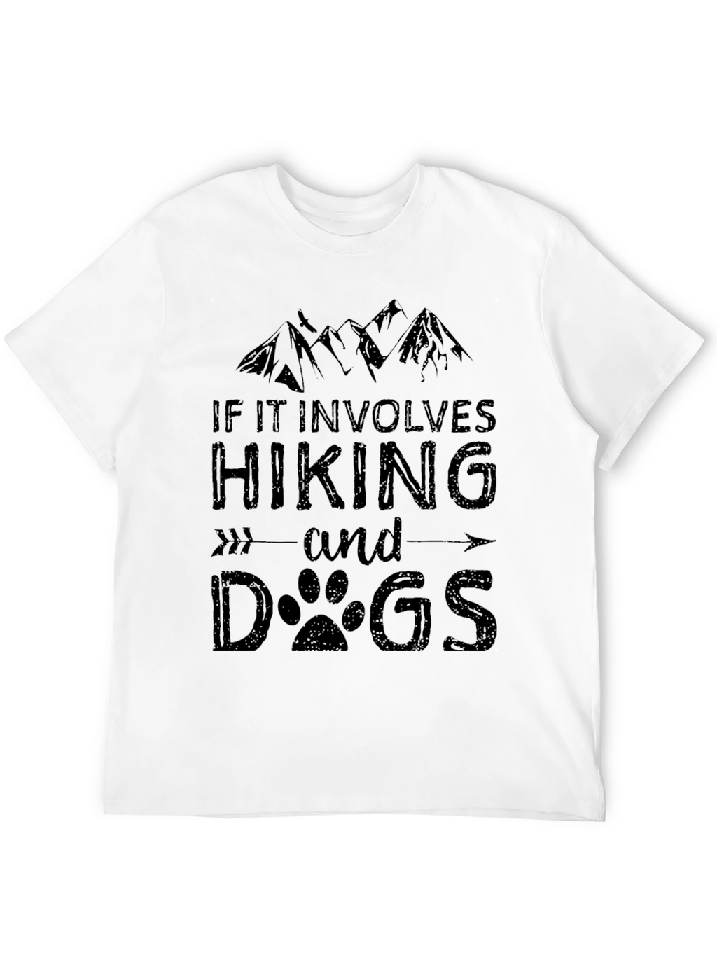 Hiking and Dogs Graphic Tee - Adventure Ready!