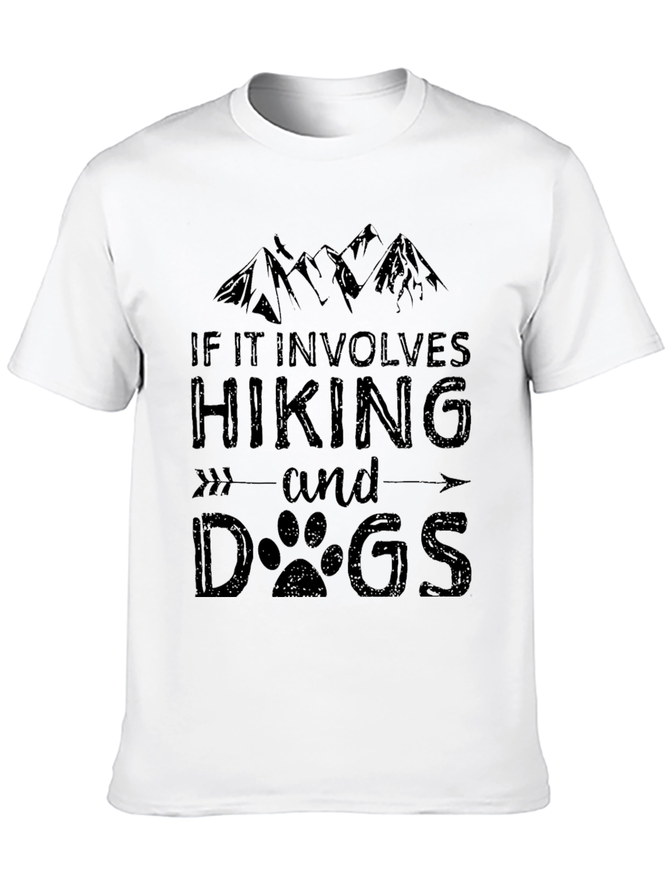 Hiking and Dogs Graphic Tee - Adventure Ready!