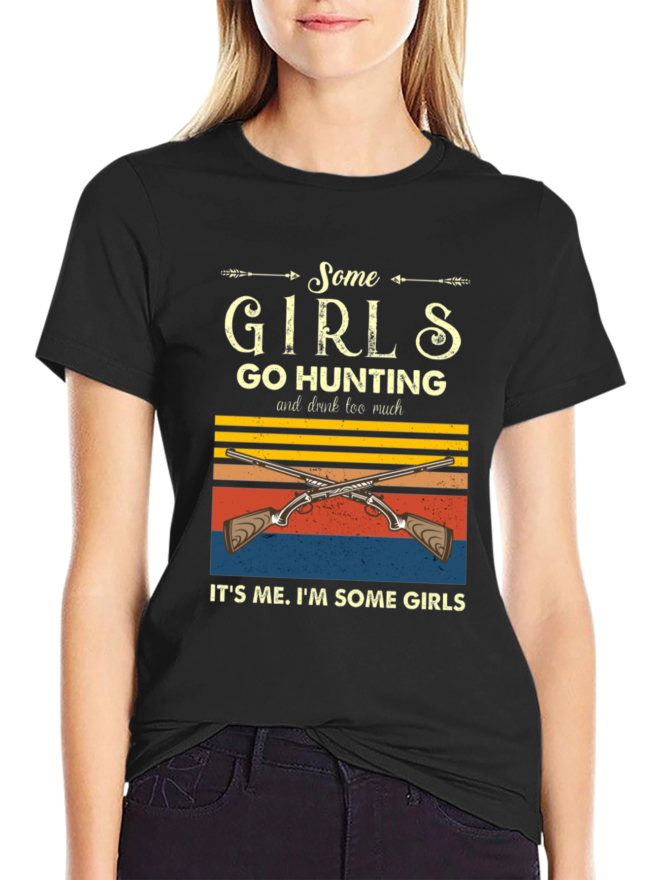 Some Girls Go Hunting Graphic Tee