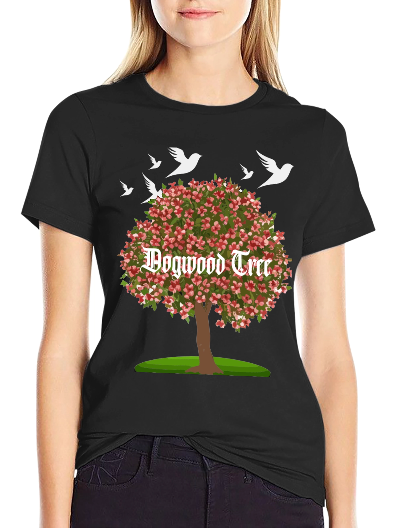 Dogwood Tree T-Shirt - Floral Blossom Graphic Tee